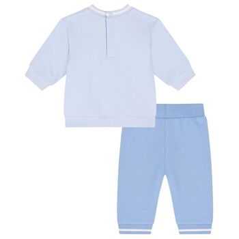 Baby Boys Blue Logo Tracksuit