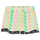 شورت بنات بالشعار متعدد الألوان, 1, hi-res