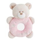 Baby Girls Pink Bear Rattle Toy, 2, hi-res