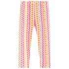 Girls Multi-Coloured Zig Zag Leggings, 1, hi-res