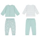 Baby Boys Green & White Tracksuits ( 2-Pack ), 1, hi-res