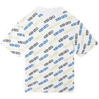 تيشيرت أولاد بولو بالشعار باللون الابيض , 1, hi-res