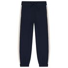 Boys Navy Blue & Grey Tracksuit Set ( 3 Piece ), 3, hi-res