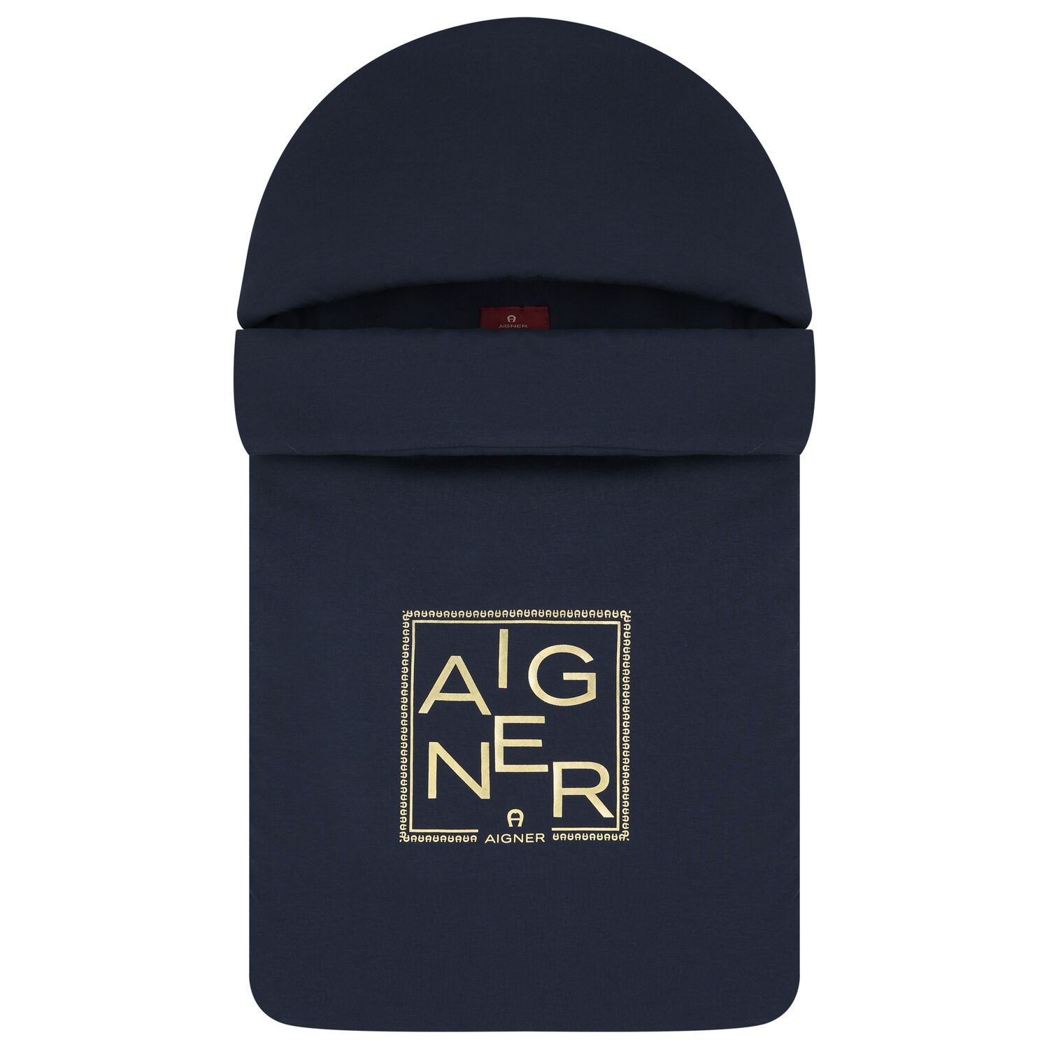 مدس أولاد بالشعار باللون الكحلى و الذهبي, 3, hi-res