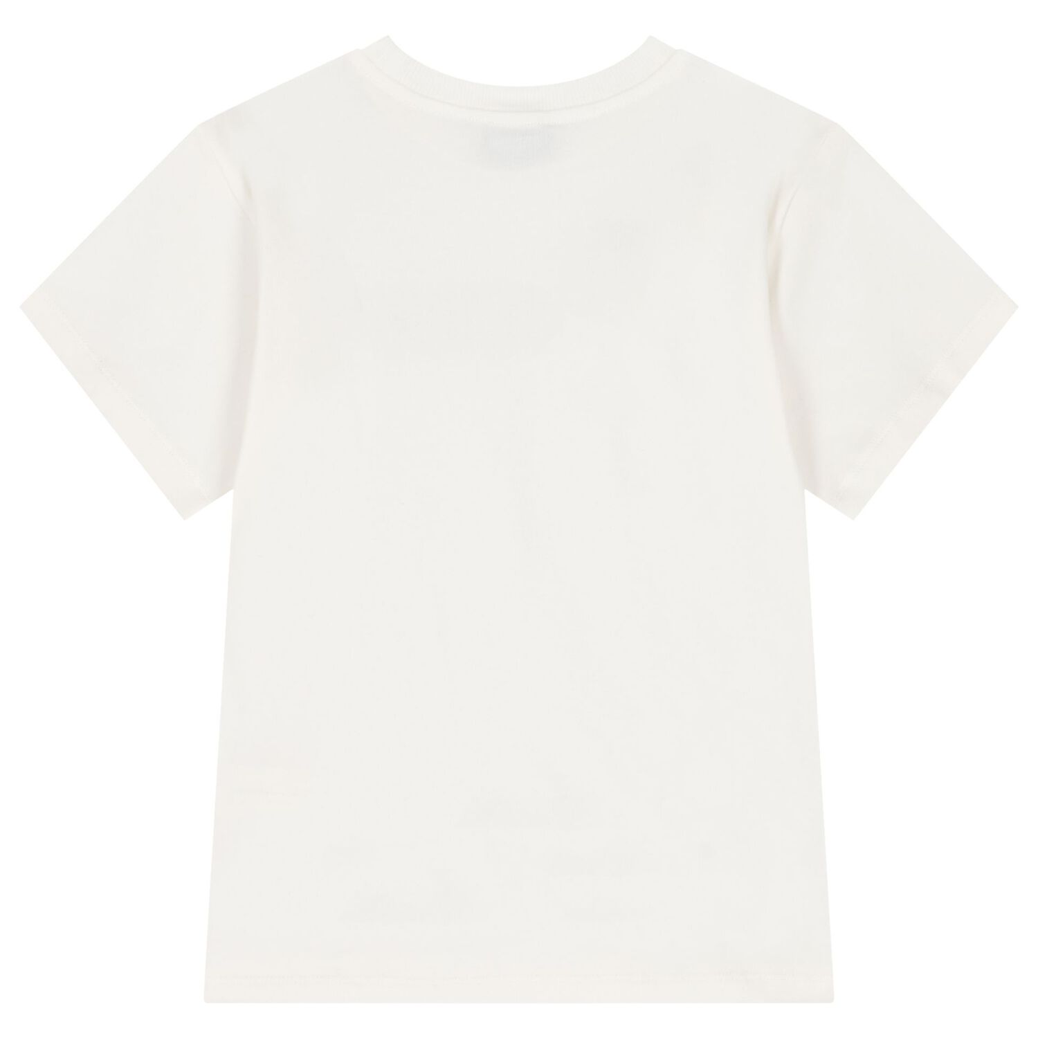 Girls Ivory Teddy Bear Logo T-Shirt, 1, hi-res