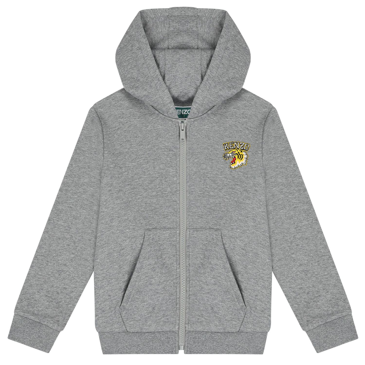Boys Grey Tiger Logo Tracksuit, 1, hi-res image number null
