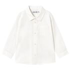 Baby Boys White Shirt, 1, hi-res