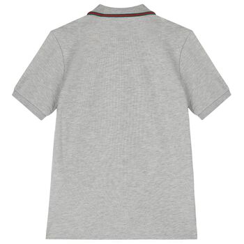 Boys Grey Polo Shirt