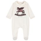 Ivory Paisley Babygrow Gift Set, 1, hi-res
