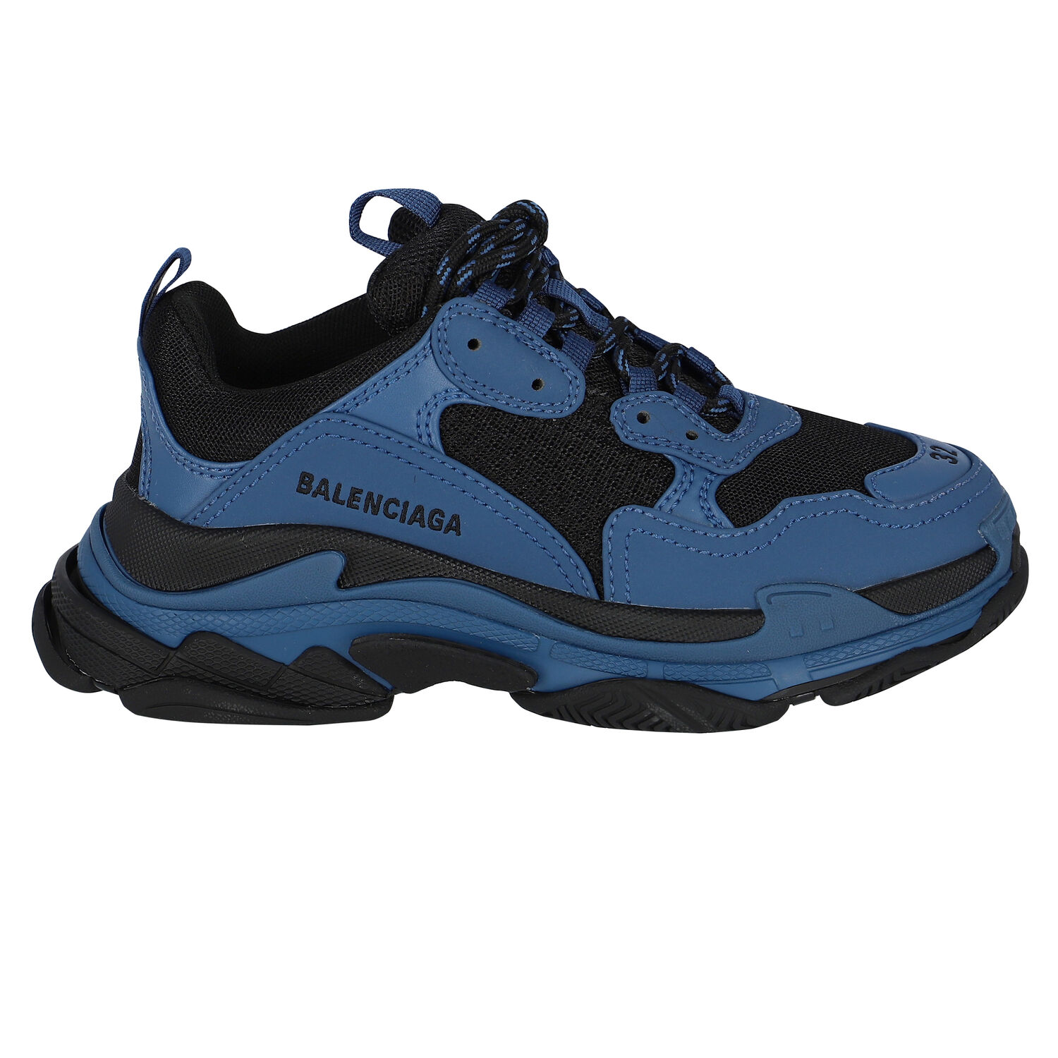 حذاء رياضي باللون الأسود والأزرق, 1, hi-res image number null