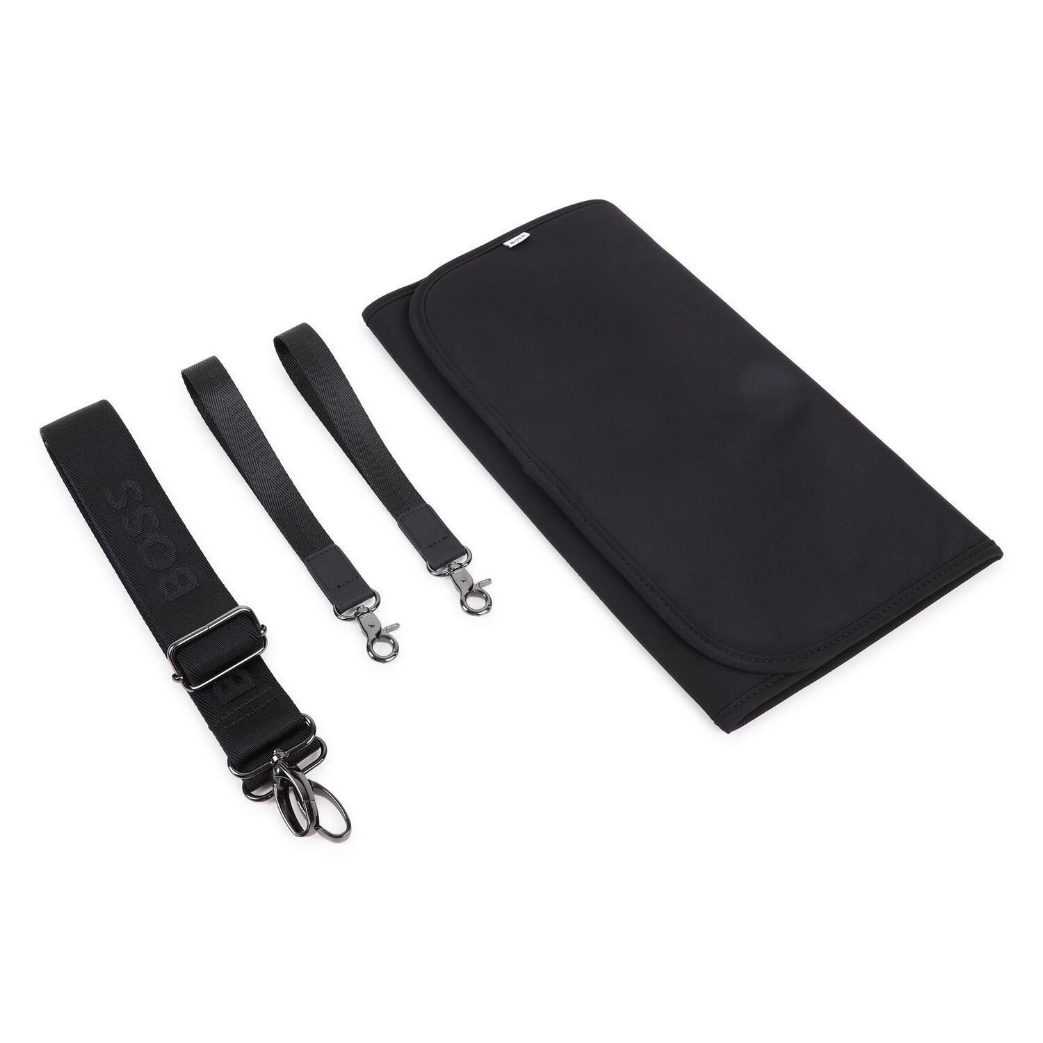 Black Logo Red Panda Baby Changing Bag, 1, hi-res