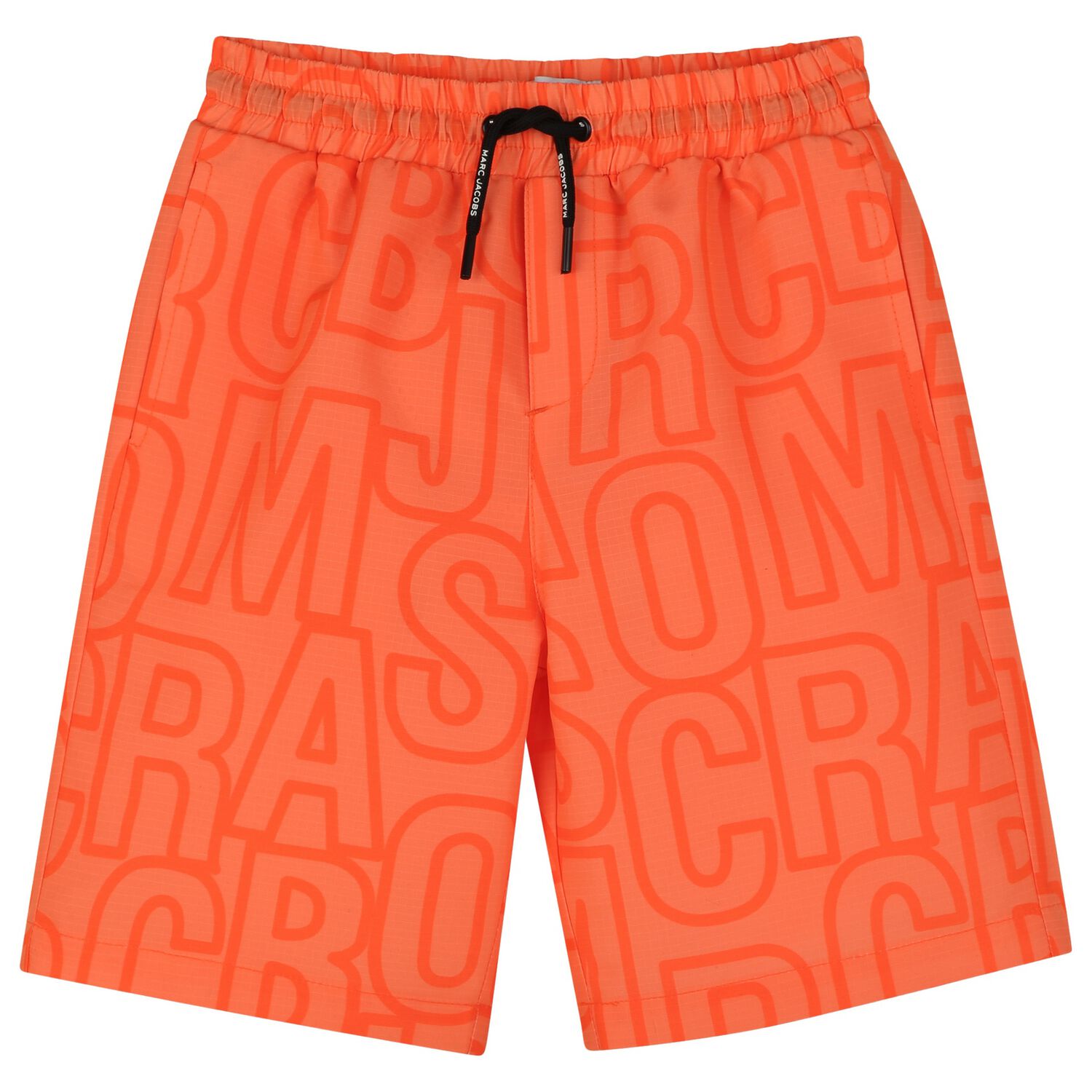 شورت سباحة بالشعار باللون برتقالي للأولاد, 1, hi-res image number null