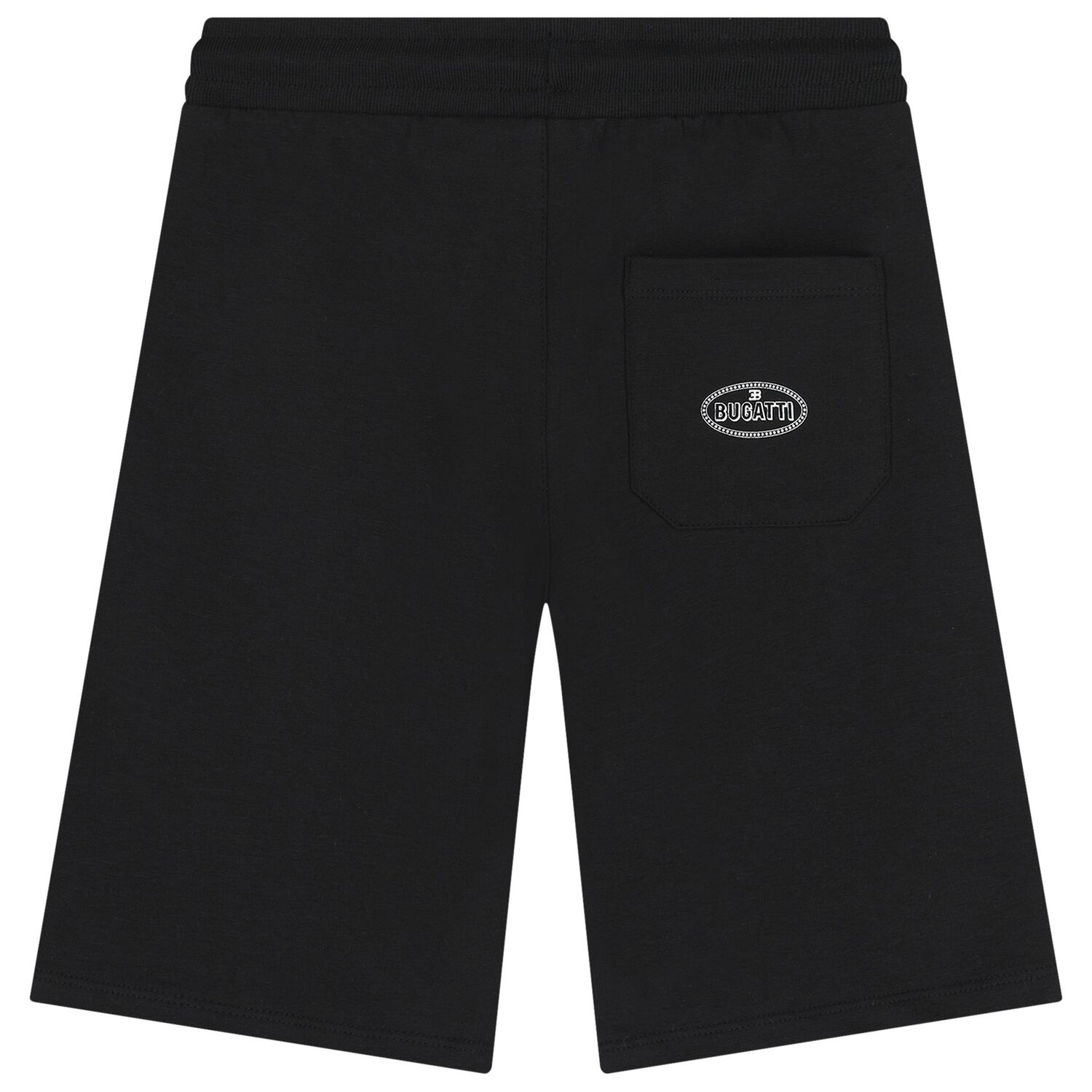 Boys Black Logo Shorts, 1, hi-res
