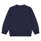 Younger Navy Blue Teddy Bear Logo Sweatshirt, 2, hi-res