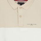 Boys Beige Logo Polo Shirt, 1, hi-res