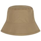 Baby Boys Beige & White Reversible Logo Hat , 2, hi-res