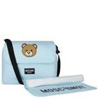 Blue Teddy Bear Logo Baby Changing Bag, 2, hi-res