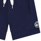 Younger Boys Blue Logo Shorts, 1, hi-res