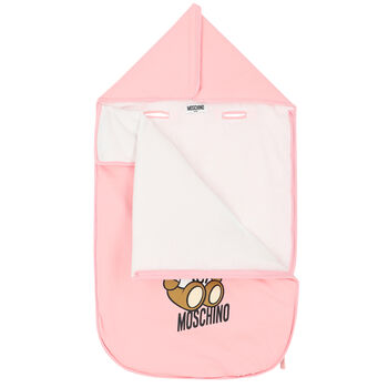 Pink Teddy Bear Logo Baby Nest