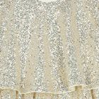 فستان تل بنات بالترتر باللون الذهبي , 1, hi-res