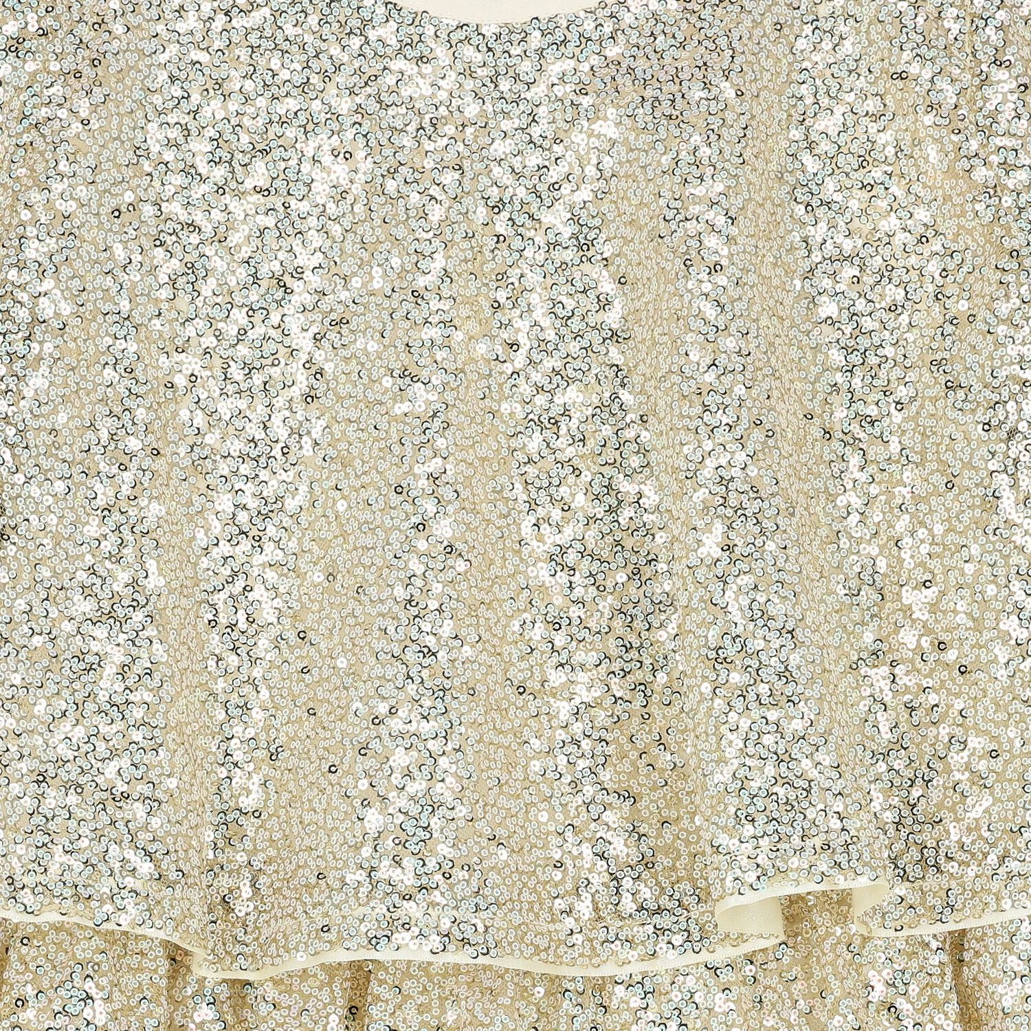 فستان تل بنات بالترتر باللون الذهبي , 1, hi-res image number null