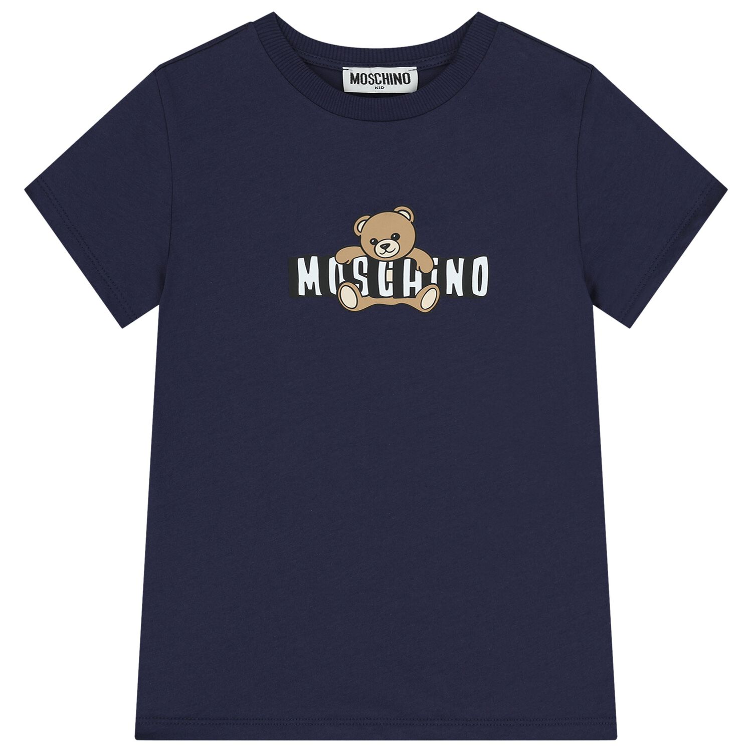 Navy Blue Teddy Bear Logo T-Shirt, 2, hi-res