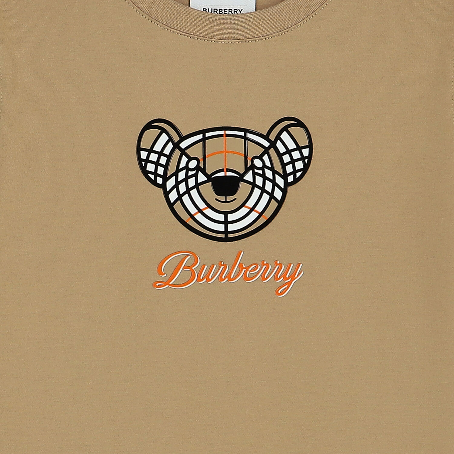 Beige Thomas Bear Logo T-Shirt, 3, hi-res