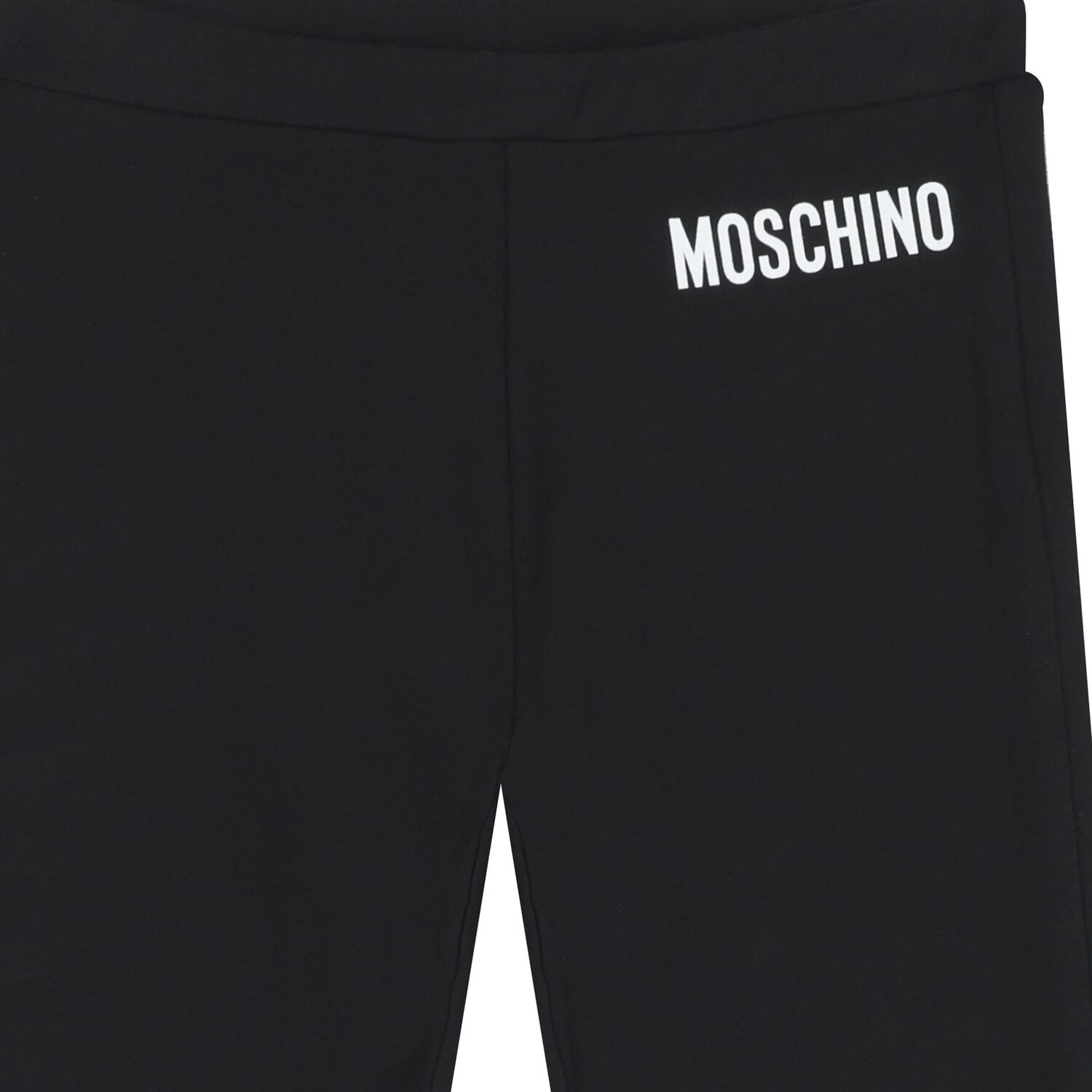 Girls Black Logo Leggings, 2, hi-res