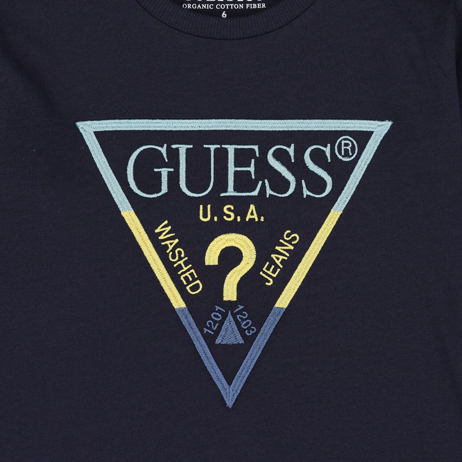 Boys Navy Blue Logo Long Sleeve Top, 2, hi-res image number null