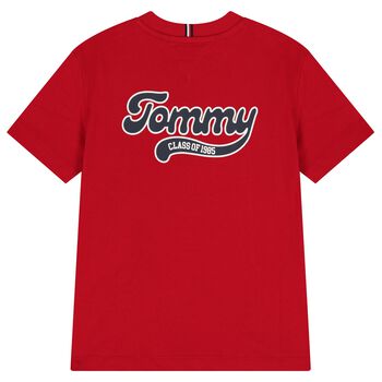 Boys Red Logo T-Shirt