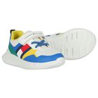 Boys Multi-Coloured Logo Trainers, 2, hi-res