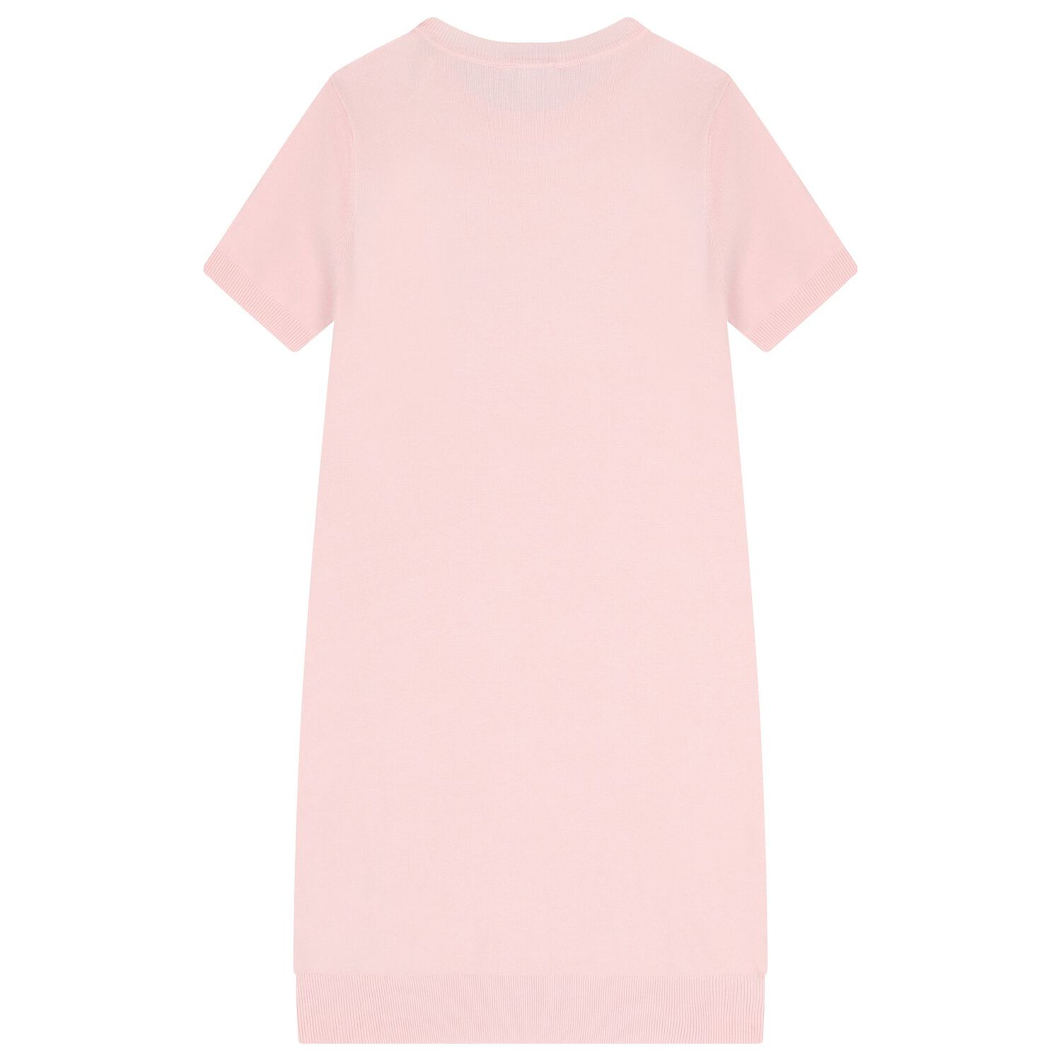 Girls Pink Diamantes Logo Dress, 1, hi-res
