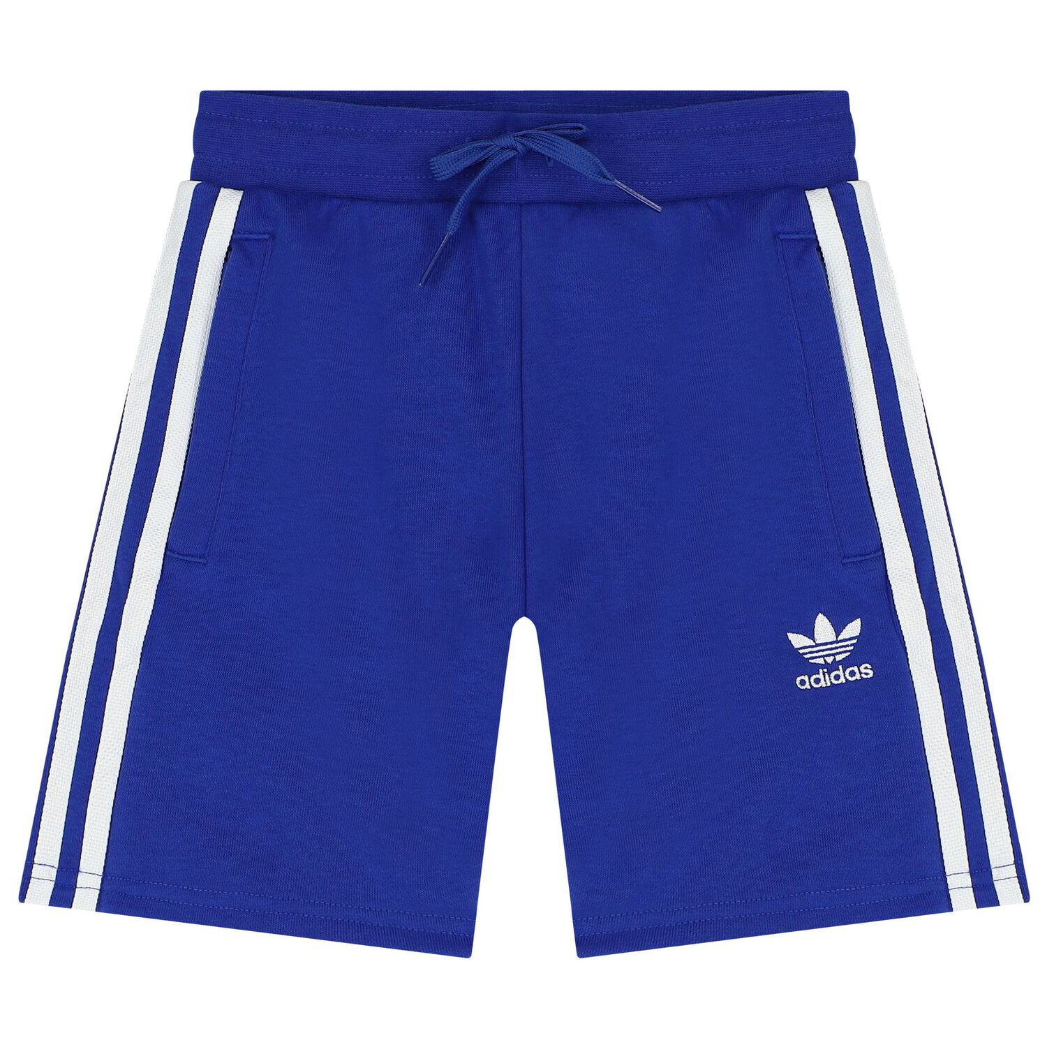 طقم أولاد شورت بالشعار باللون الأبيض والأزرق, 1, hi-res image number null