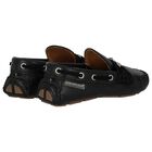 Boys Black Moccasins Shoes, 1, hi-res
