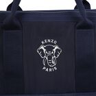Navy Blue Elephant Logo Baby Changing Bag, 1, hi-res