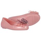 Girls Pink Butterfly Jelly Shoes, 1, hi-res