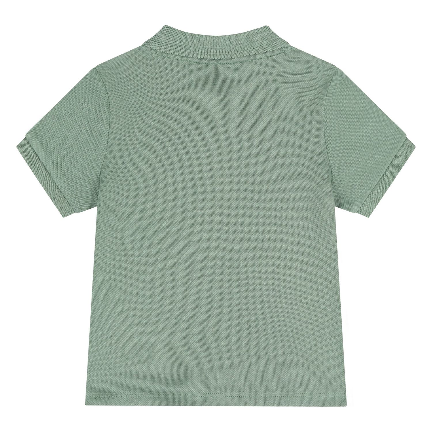 Younger Boys Green Logo Polo Shirt, 1, hi-res