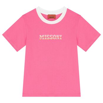 Girls Pink Logo T-Shirt