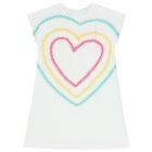 فستان بنات بطبعة باللون الأبيض, 1, hi-res