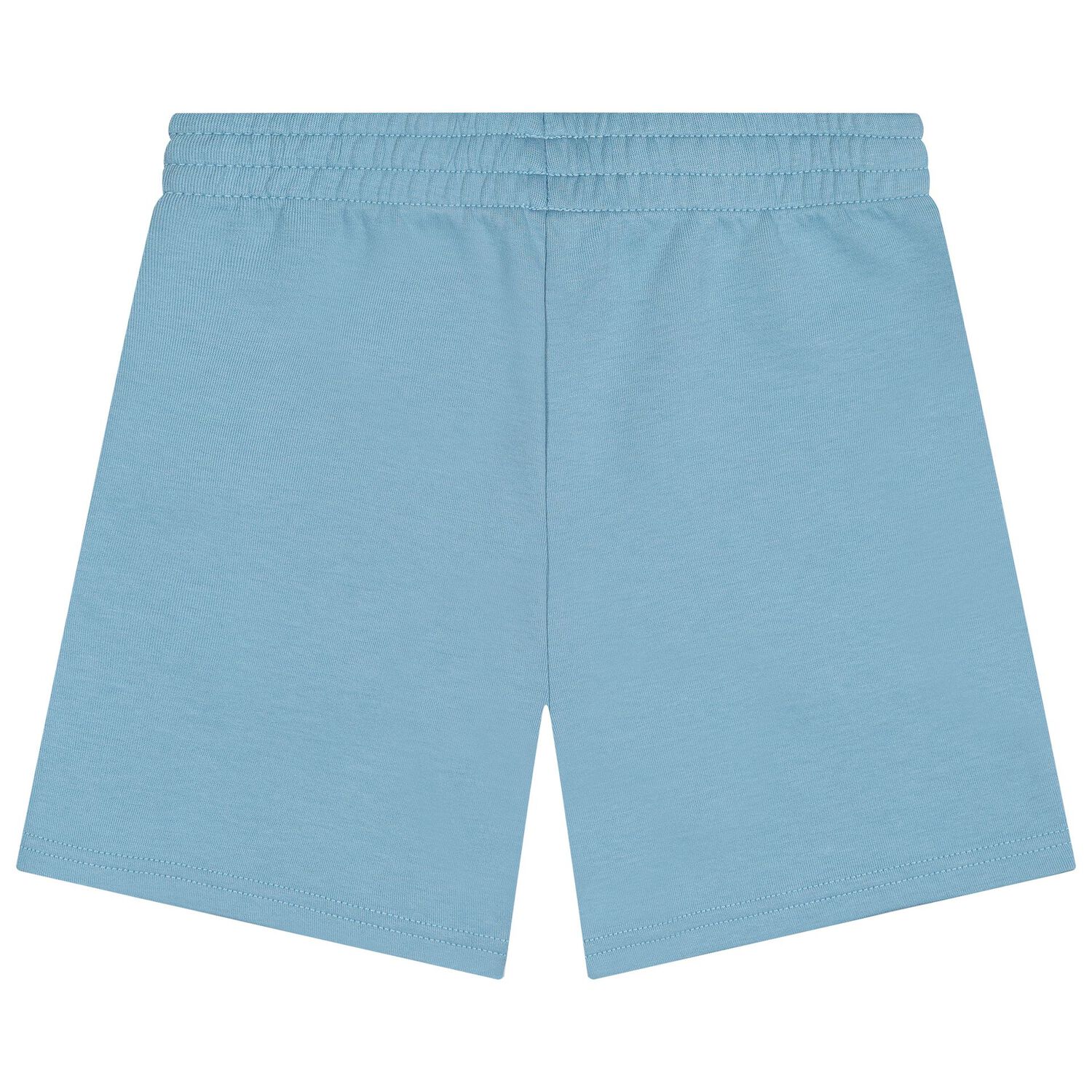 Boys Blue Logo Shorts, 1, hi-res