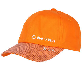 Orange Logo Cap