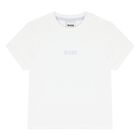 طقم شورت بالشعار للاولاد باللون الابيض والازرق , 1, hi-res