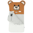 Ivory Teddy Logo Baby Nest, 2, hi-res