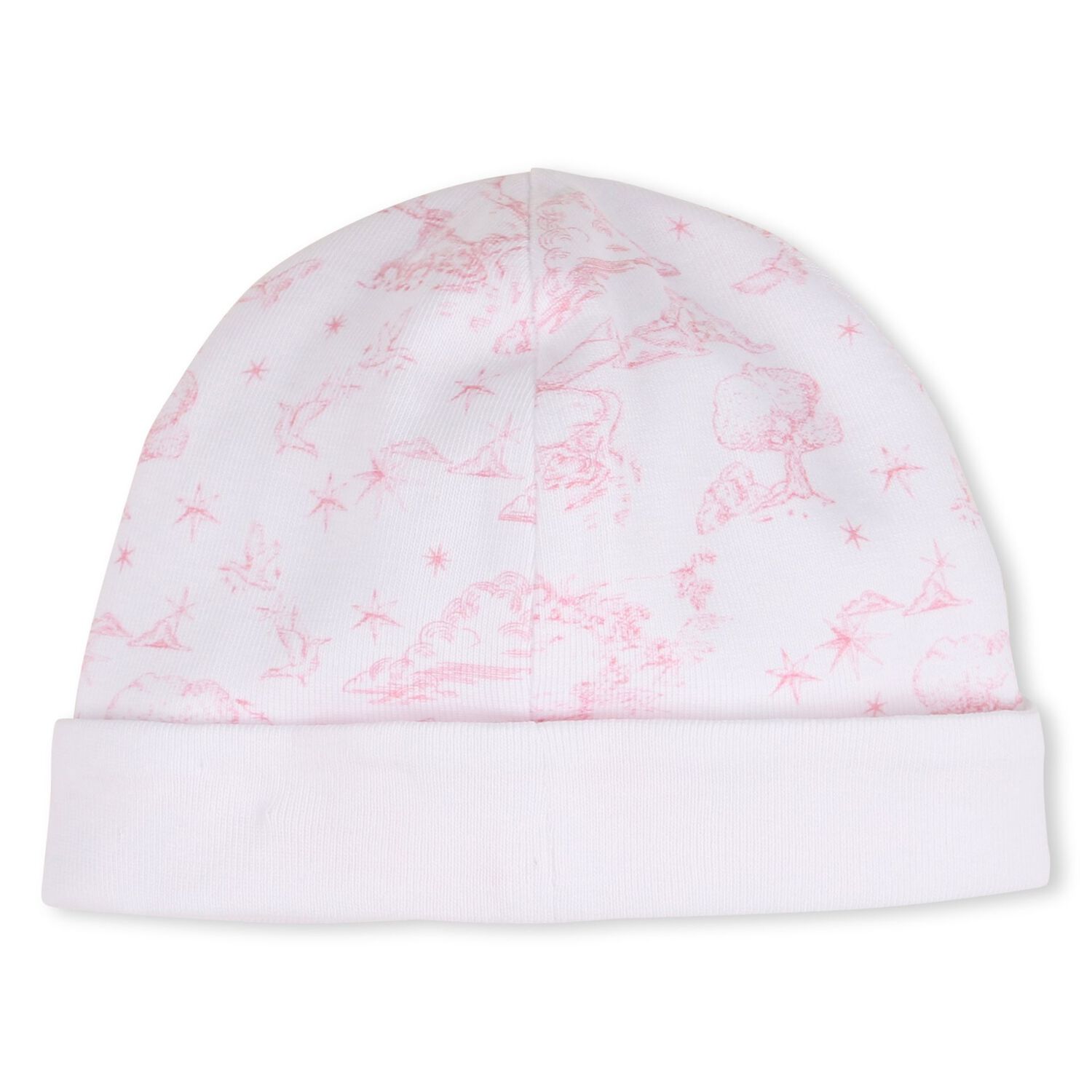 Baby Girls White & Pink Toile de Jouy Babygrow Gift Set, 1, hi-res