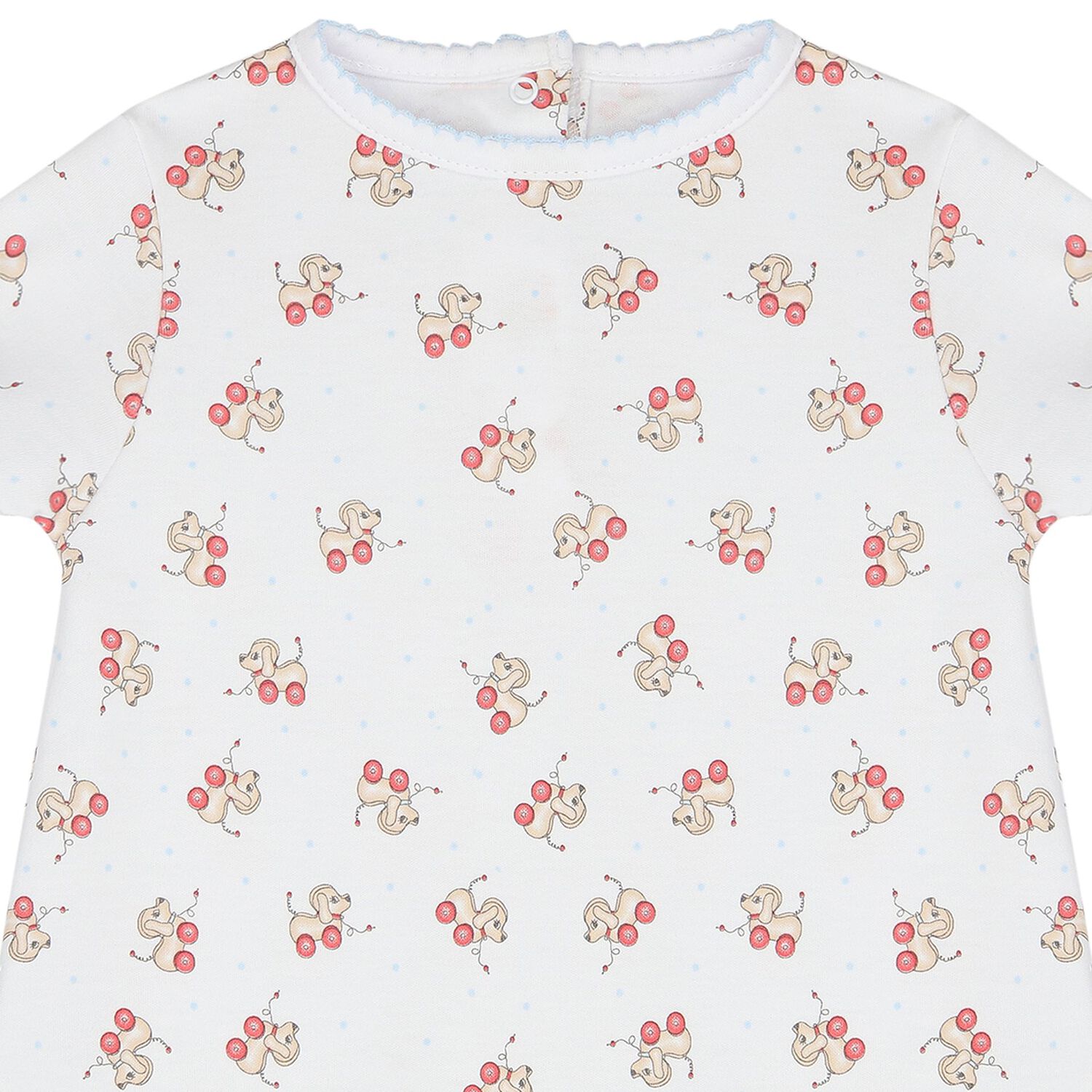 بلاي سوت بطبعة كلاسيكية باللون الأبيض, 1, hi-res image number null