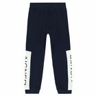 Boys Navy Logo Joggers, 1, hi-res