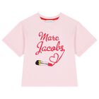 Girls Pink Logo T-Shirt, 2, hi-res
