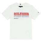 Boys White Logo T-Shirt, 1, hi-res