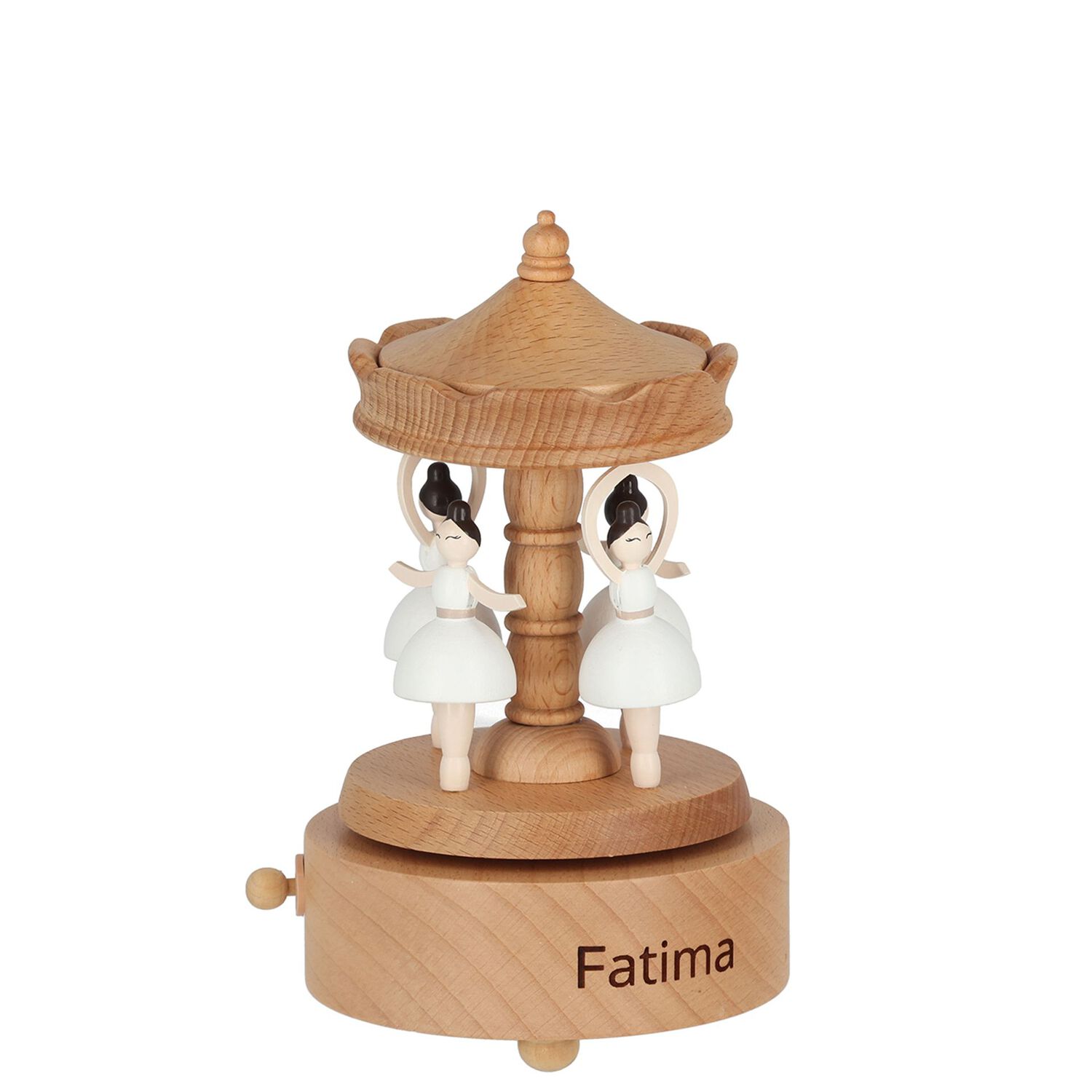 مجموعة هدايا مواليد للبنات بتصميم كاروسيل موسيقي وردي اللون، قابلة للتخصيص, 3, hi-res