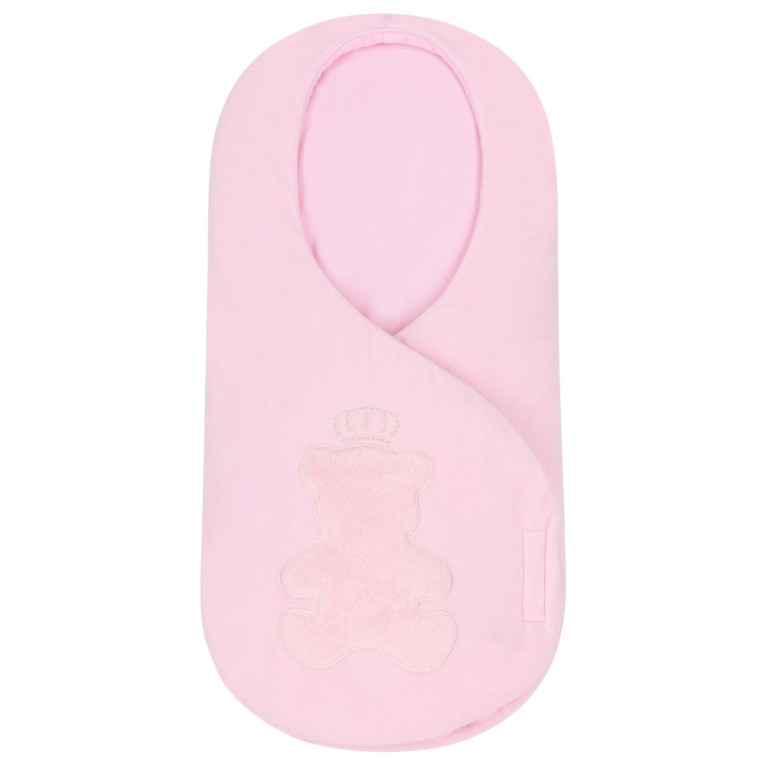 مدس بشعار  تيدي بير باللون الوردي للبنات الصغار, 2, hi-res